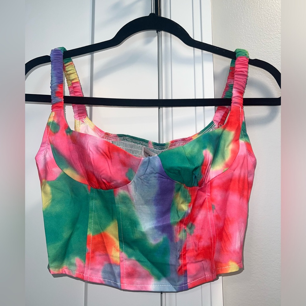 NWT ShowPo | Oscar Street Multicolor Cropped Tank | Women’s Medium